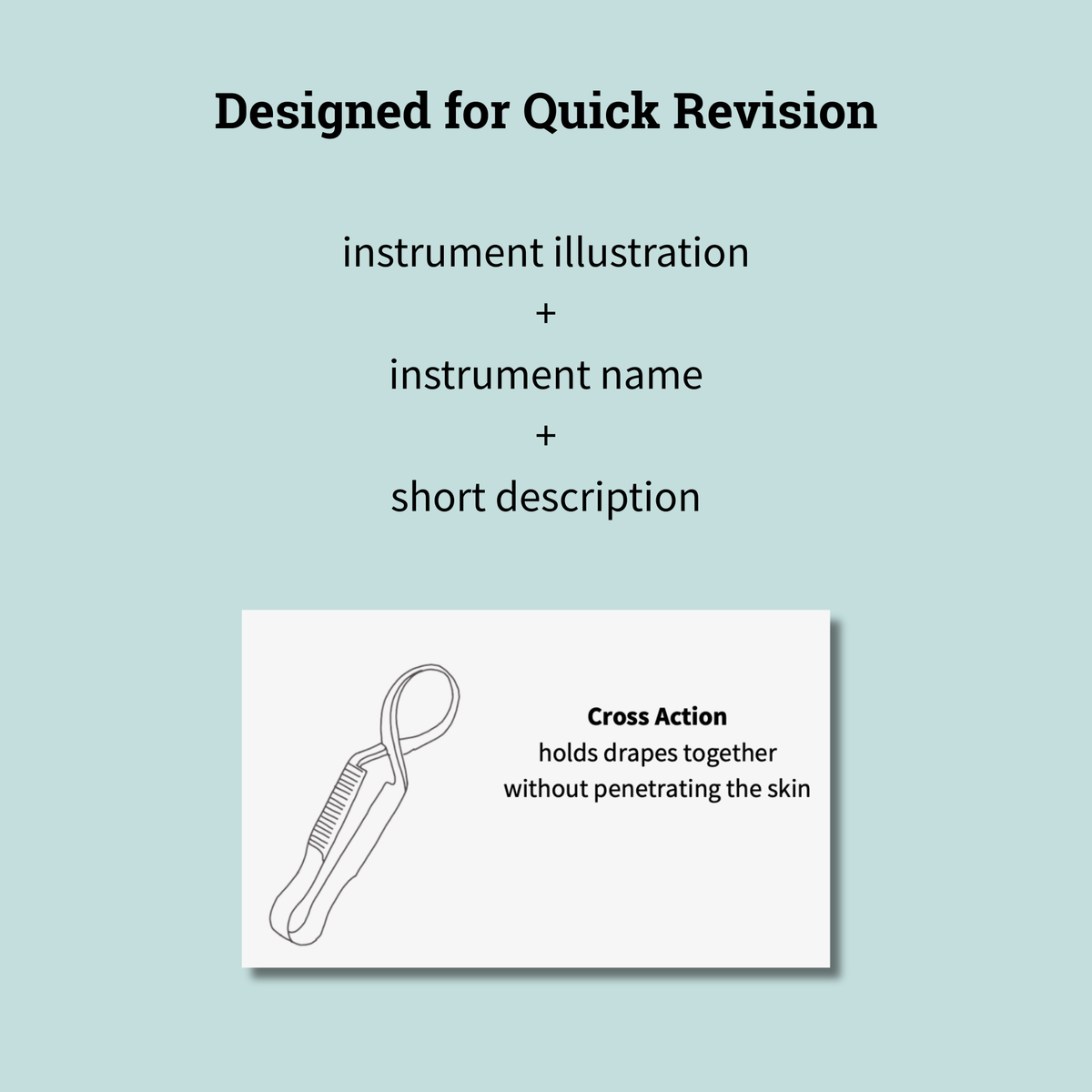 Veterinary Surgical Instruments Quick Reference Guide | Digital Download for Student + Registered Veterinary Nurses