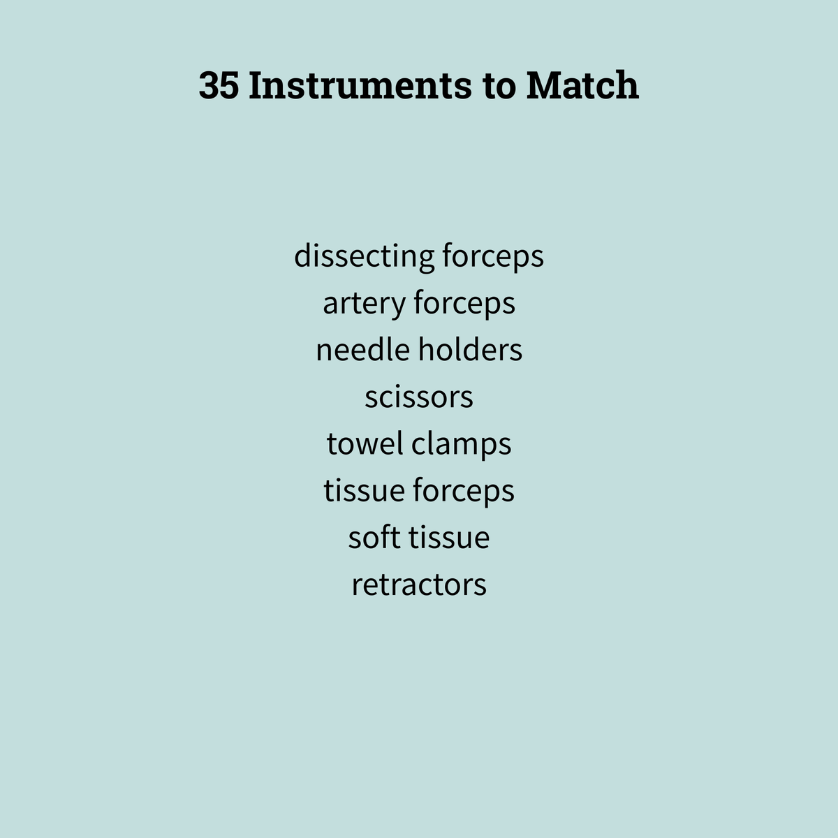 Veterinary Surgical Instruments Game 10 pages | Veterinary Nursing Revision | Instrument Identification Activity | Printable PDF