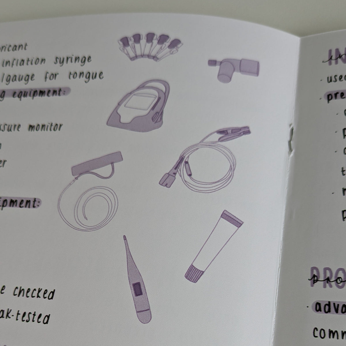 Anaesthesia Principles Veterinary Nursing Revision Guide | A5 Vet Nurse Study Booklet | Anaesthetic Drugs, Preparation + Recovery
