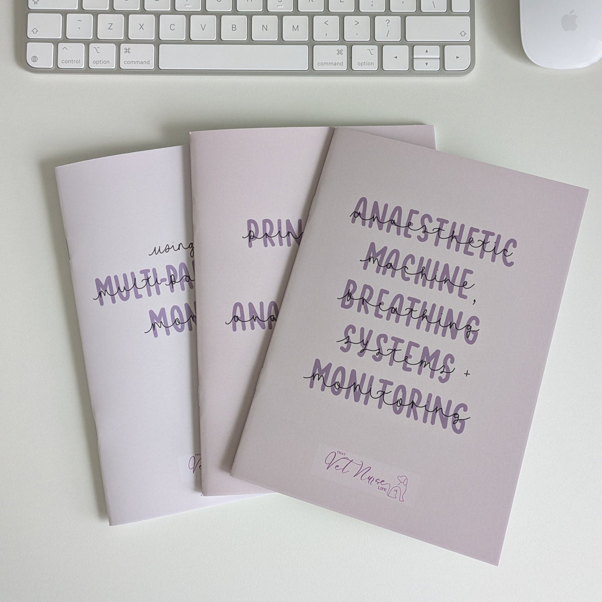 Anaesthesia Collection for Veterinary Nurses 3 A5 Booklets 100+ pages