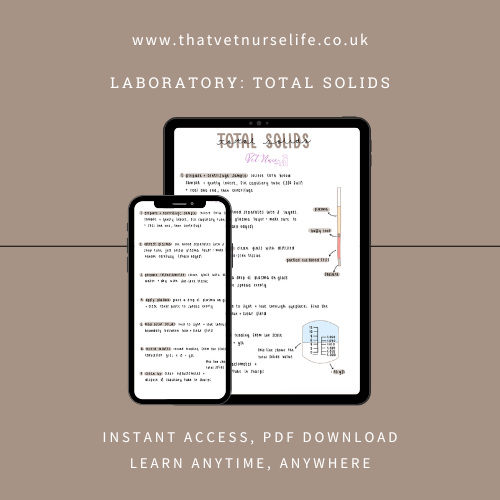 Laboratory: Total Solids Guide (Digital Download)